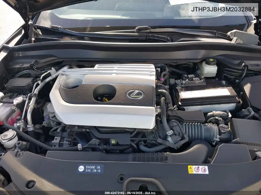 2021 Lexus Ux 200 VIN: JTHP3JBH3M2032884 Lot: 42472162