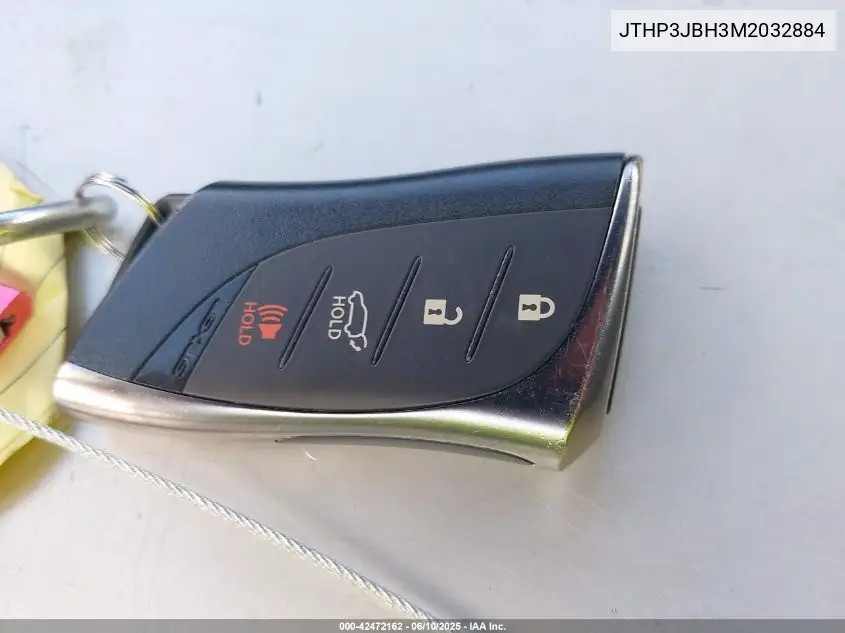 2021 Lexus Ux 200 VIN: JTHP3JBH3M2032884 Lot: 42472162