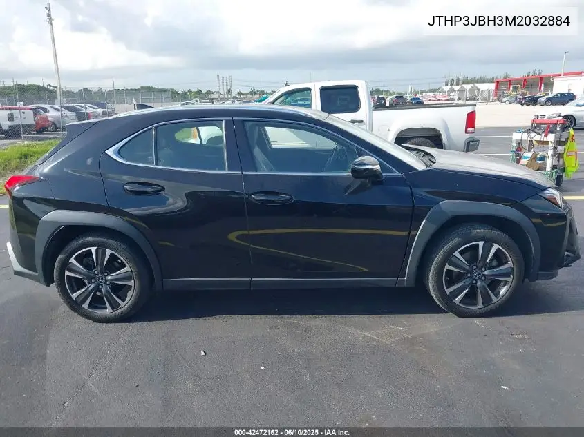 2021 Lexus Ux 200 VIN: JTHP3JBH3M2032884 Lot: 42472162