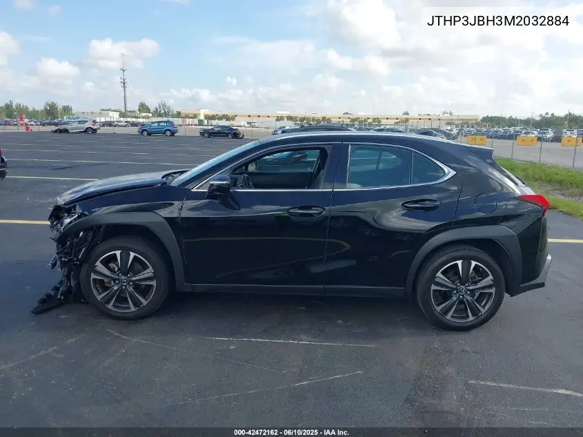 2021 Lexus Ux 200 VIN: JTHP3JBH3M2032884 Lot: 42472162