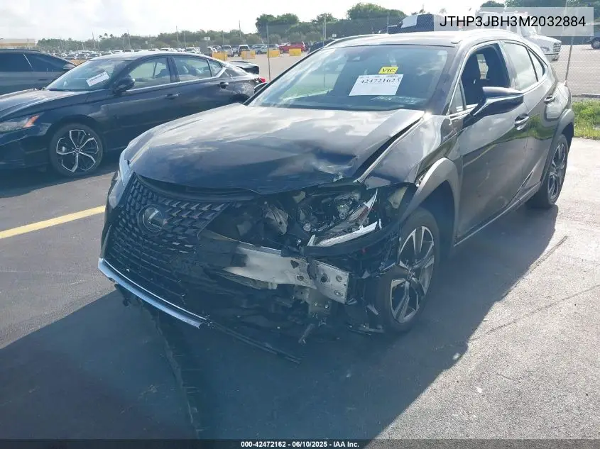 2021 Lexus Ux 200 VIN: JTHP3JBH3M2032884 Lot: 42472162