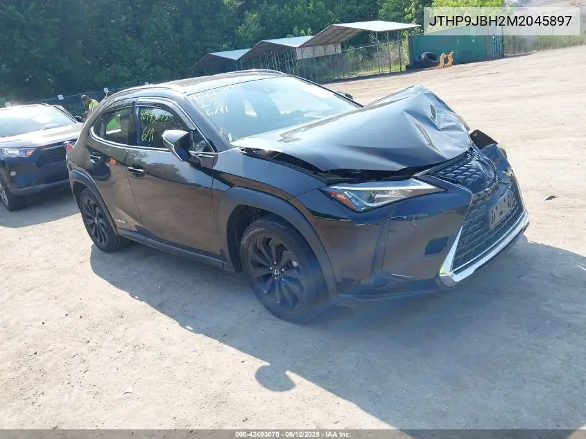 2021 Lexus Ux VIN: JTHP9JBH2M2045897 Lot: 42493075