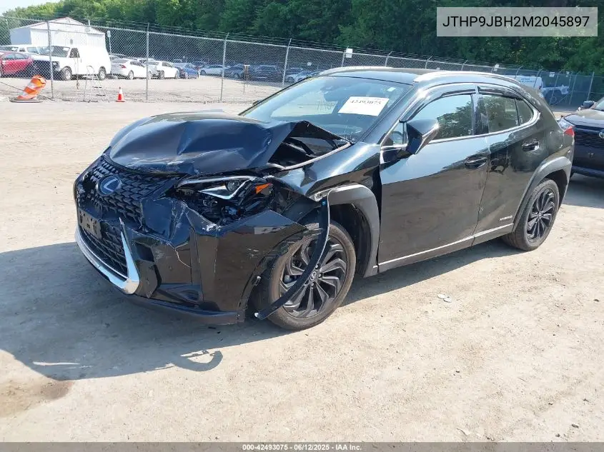 2021 Lexus Ux VIN: JTHP9JBH2M2045897 Lot: 42493075