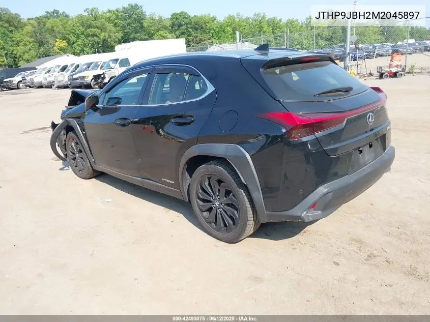 2021 Lexus Ux VIN: JTHP9JBH2M2045897 Lot: 42493075