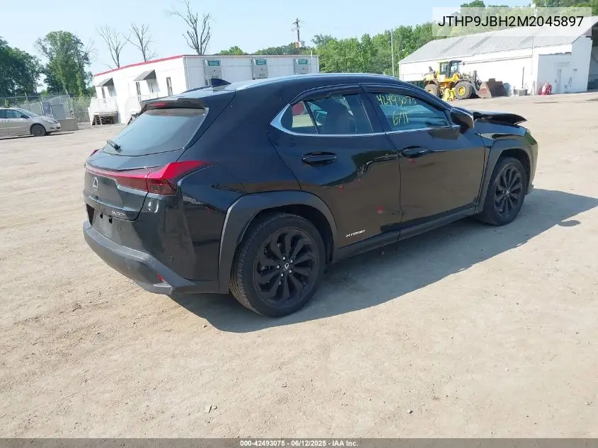 2021 Lexus Ux VIN: JTHP9JBH2M2045897 Lot: 42493075