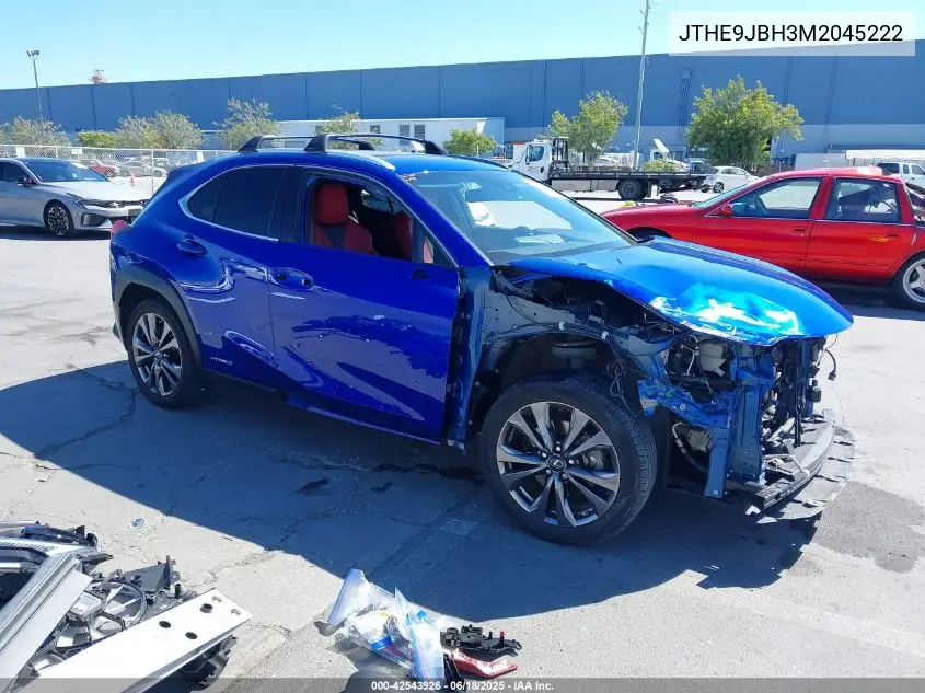 2021 Lexus Ux 250H F Sport VIN: JTHE9JBH3M2045222 Lot: 42543926