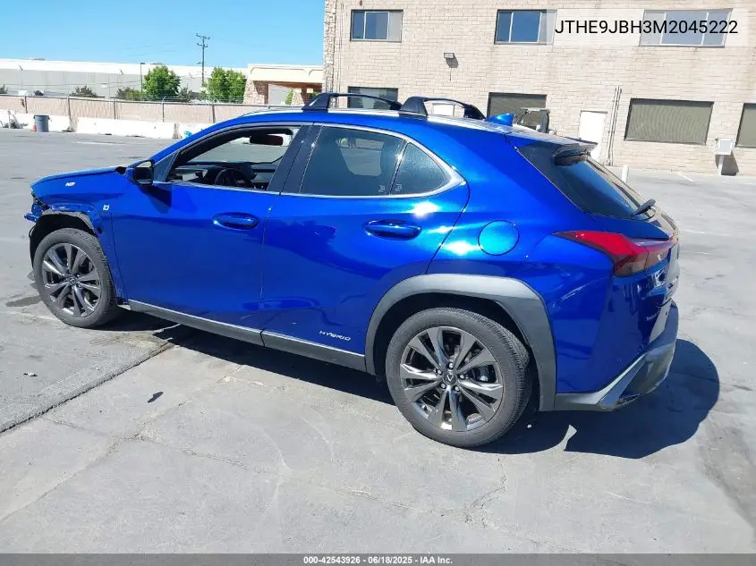 2021 Lexus Ux 250H F Sport VIN: JTHE9JBH3M2045222 Lot: 42543926