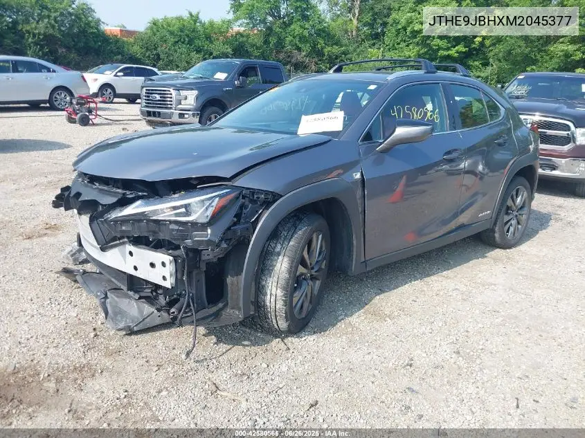 2021 Lexus Ux 250H F Sport VIN: JTHE9JBHXM2045377 Lot: 42580566