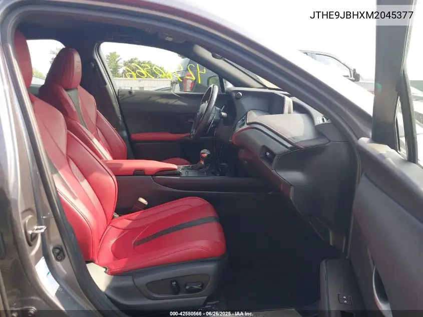 2021 Lexus Ux 250H F Sport VIN: JTHE9JBHXM2045377 Lot: 42580566