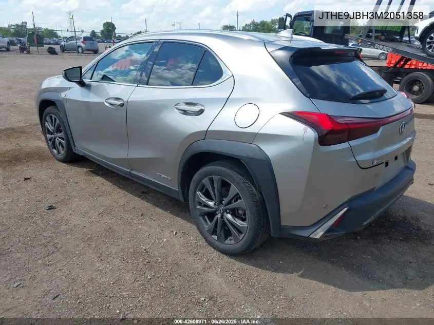 2021 Lexus Ux 250H F Sport VIN: JTHE9JBH3M2051358 Lot: 42608971