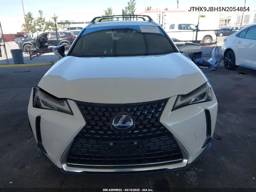 2022 Lexus Ux 250H VIN: JTHX9JBH5N2054854 Lot: 42009922