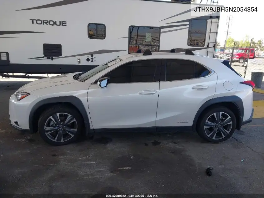 2022 Lexus Ux 250H VIN: JTHX9JBH5N2054854 Lot: 42009922