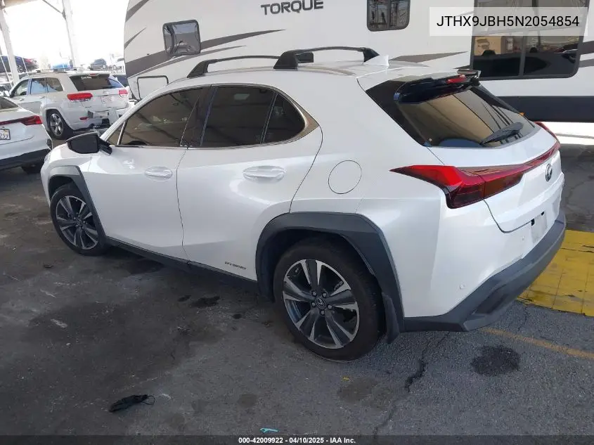 2022 Lexus Ux 250H VIN: JTHX9JBH5N2054854 Lot: 42009922
