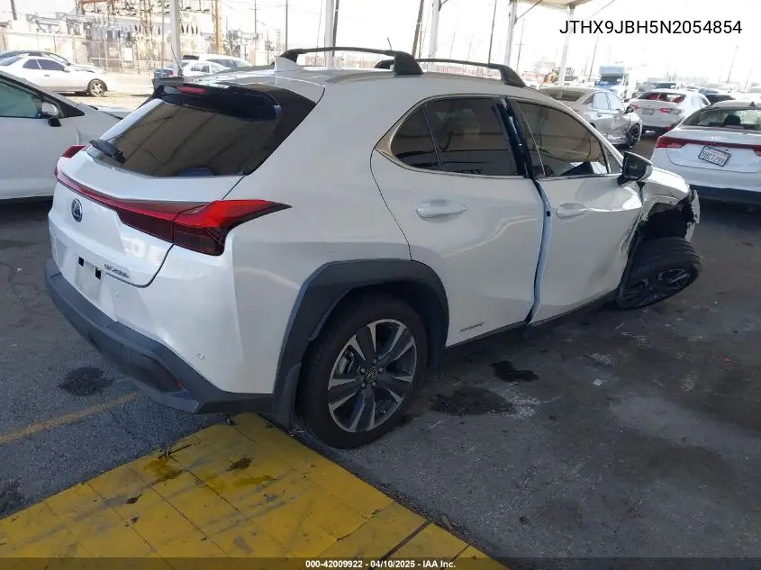 2022 Lexus Ux 250H VIN: JTHX9JBH5N2054854 Lot: 42009922