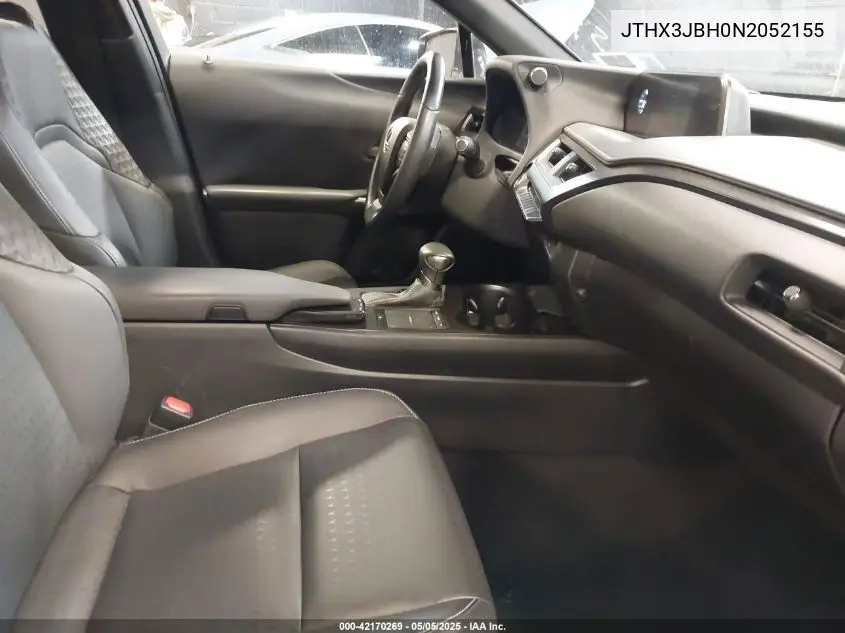 2022 Lexus Ux 200 VIN: JTHX3JBH0N2052155 Lot: 42170269
