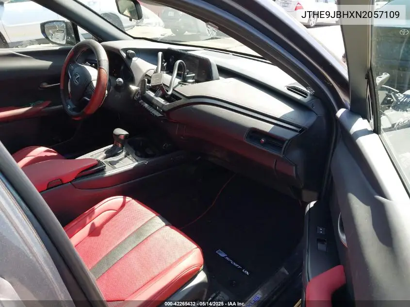 2022 Lexus Ux 250H F Sport VIN: JTHE9JBHXN2057109 Lot: 42265432