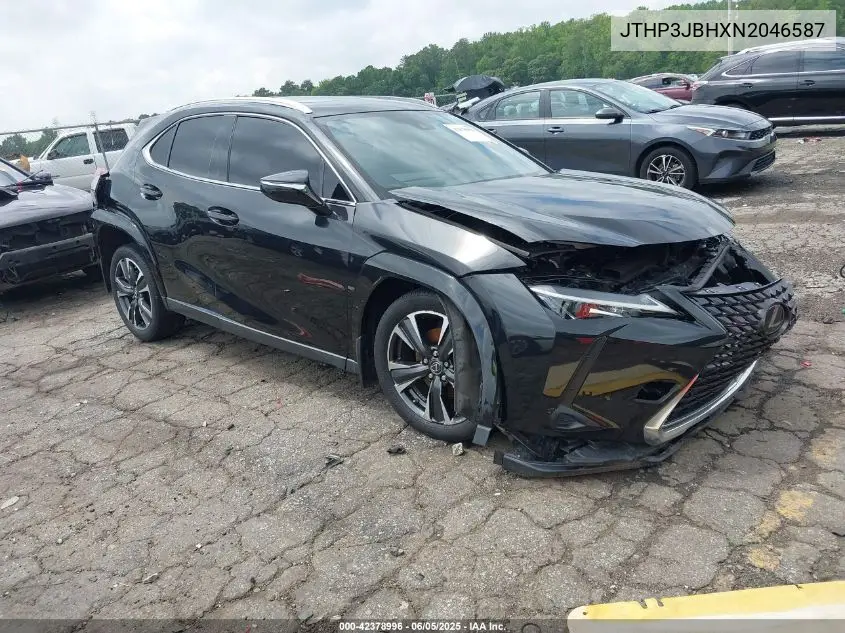 2022 Lexus Ux 200 Base/200 F Sport/200 Luxury VIN: JTHP3JBHXN2046587 Lot: 42378996