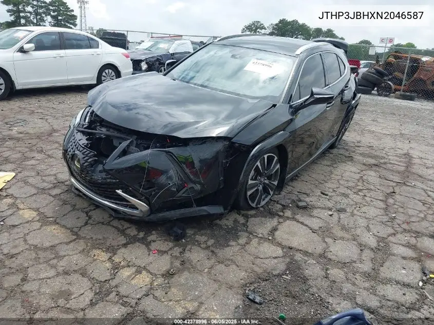 2022 Lexus Ux 200 Base/200 F Sport/200 Luxury VIN: JTHP3JBHXN2046587 Lot: 42378996