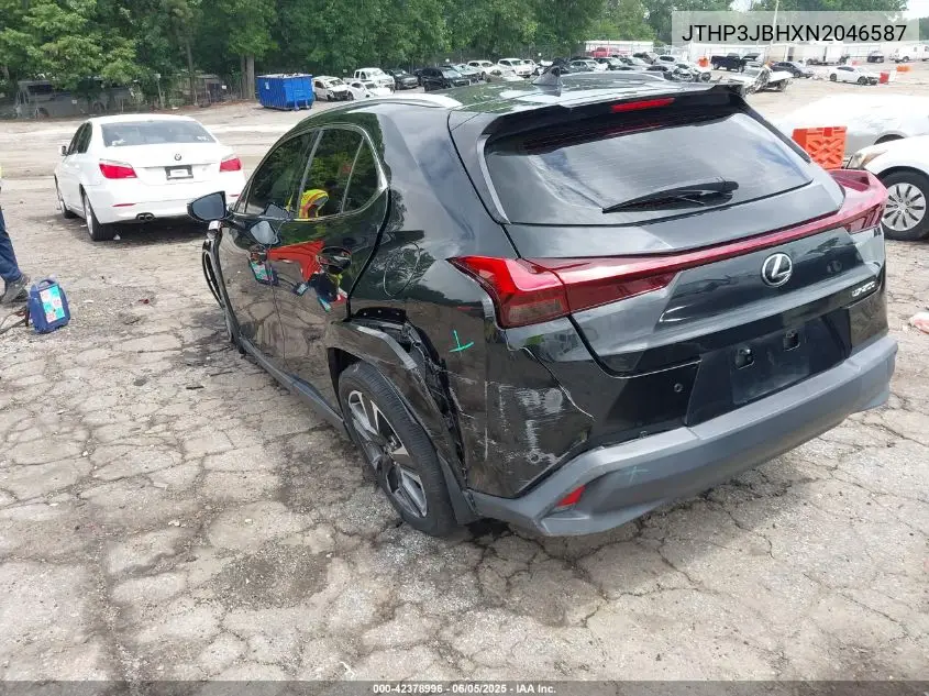 2022 Lexus Ux 200 Base/200 F Sport/200 Luxury VIN: JTHP3JBHXN2046587 Lot: 42378996
