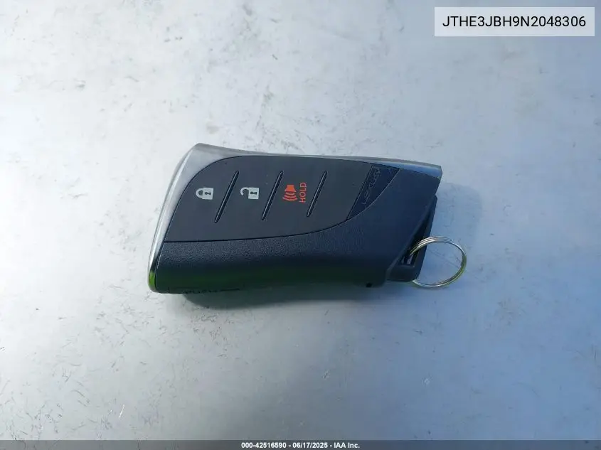 2022 Lexus Ux 200 F Sport VIN: JTHE3JBH9N2048306 Lot: 42516590