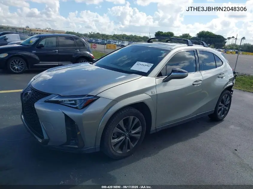 2022 Lexus Ux 200 F Sport VIN: JTHE3JBH9N2048306 Lot: 42516590