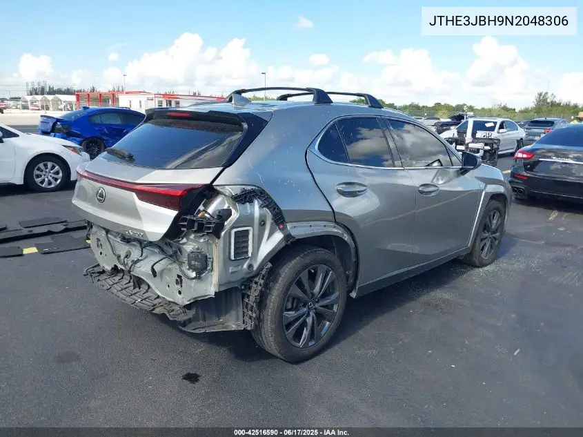 2022 Lexus Ux 200 F Sport VIN: JTHE3JBH9N2048306 Lot: 42516590