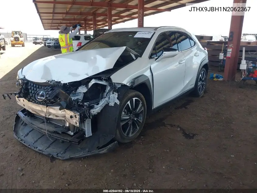 2022 Lexus Ux 250H VIN: JTHX9JBH1N2062367 Lot: 42544162