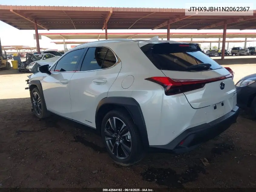 2022 Lexus Ux 250H VIN: JTHX9JBH1N2062367 Lot: 42544162