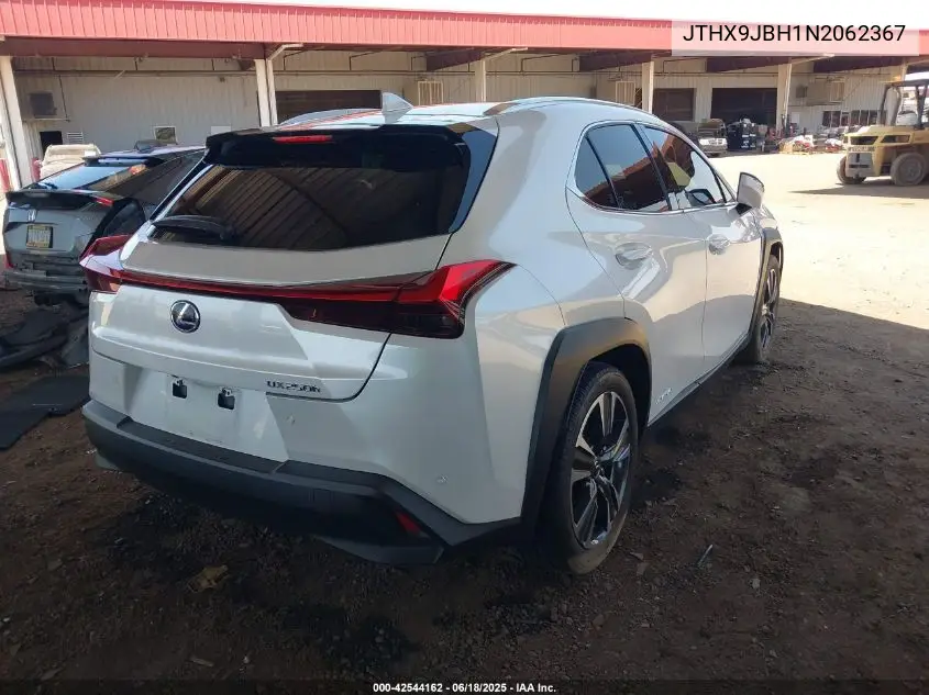 2022 Lexus Ux 250H VIN: JTHX9JBH1N2062367 Lot: 42544162
