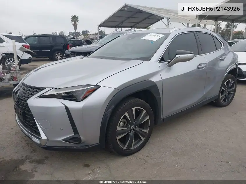 2023 Lexus Ux 250H VIN: JTHX6JBH6P2143926 Lot: 42180779