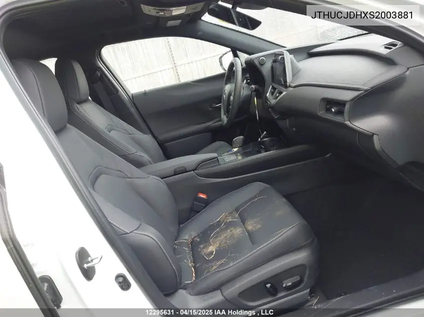 2025 Lexus Ux 300H VIN: JTHUCJDHXS2003881 Lot: 12295631