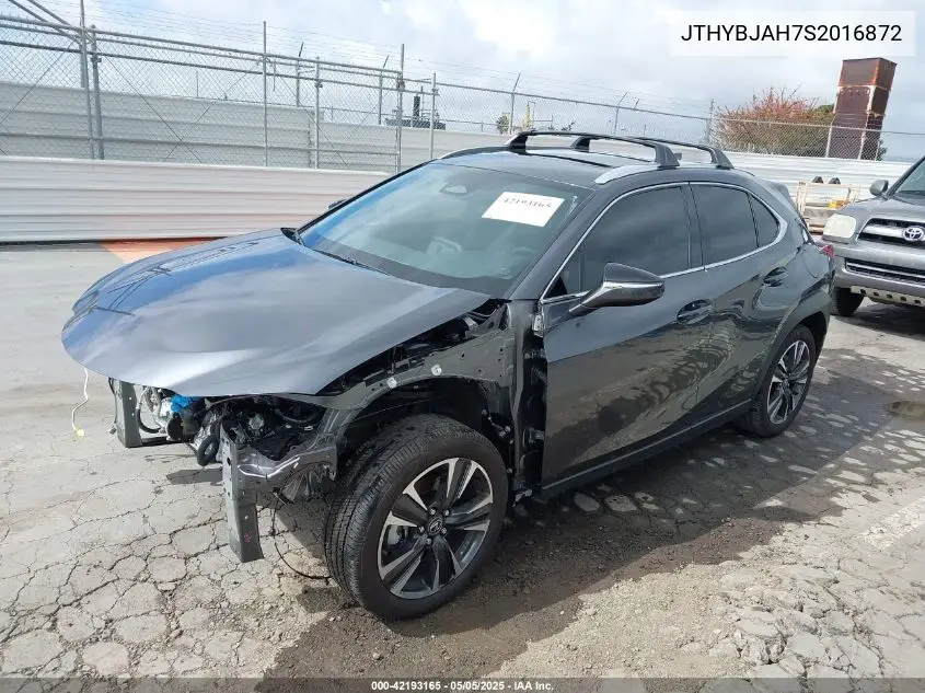 2025 Lexus Ux 300H VIN: JTHYBJAH7S2016872 Lot: 42193165