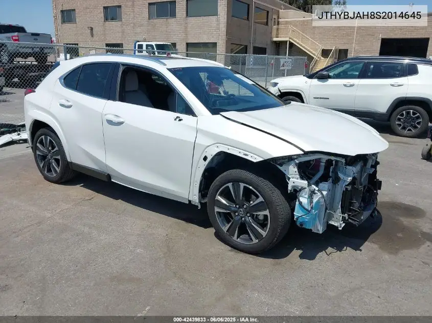 2025 Lexus Ux 300H Premium VIN: JTHYBJAH8S2014645 Lot: 42439833
