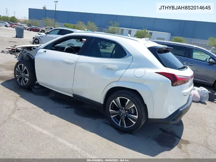 2025 Lexus Ux 300H Premium VIN: JTHYBJAH8S2014645 Lot: 42439833