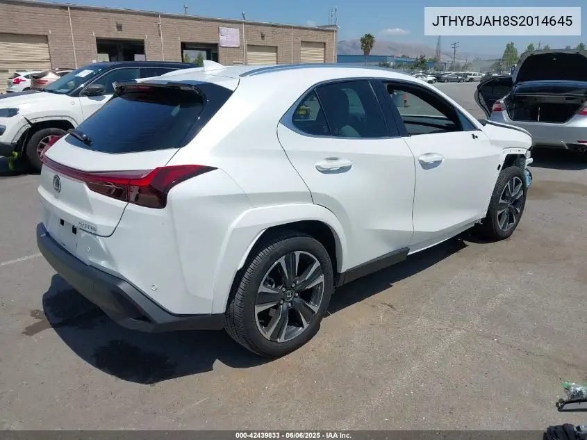 2025 Lexus Ux 300H Premium VIN: JTHYBJAH8S2014645 Lot: 42439833