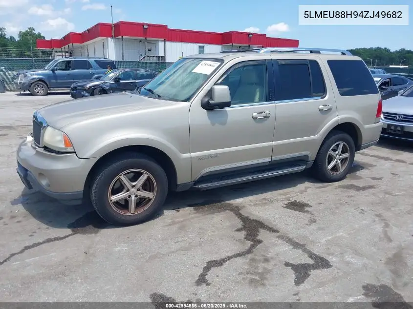 2004 Lincoln Aviator VIN: 5LMEU88H94ZJ49682 Lot: 42554866