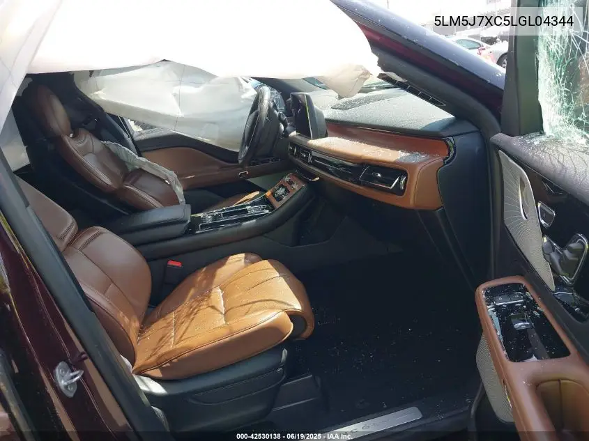 2020 Lincoln Aviator Reserve VIN: 5LM5J7XC5LGL04344 Lot: 42530138