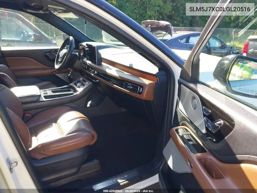 2020 Lincoln Aviator Reserve VIN: 5LM5J7XC0LGL20516 Lot: 42546922