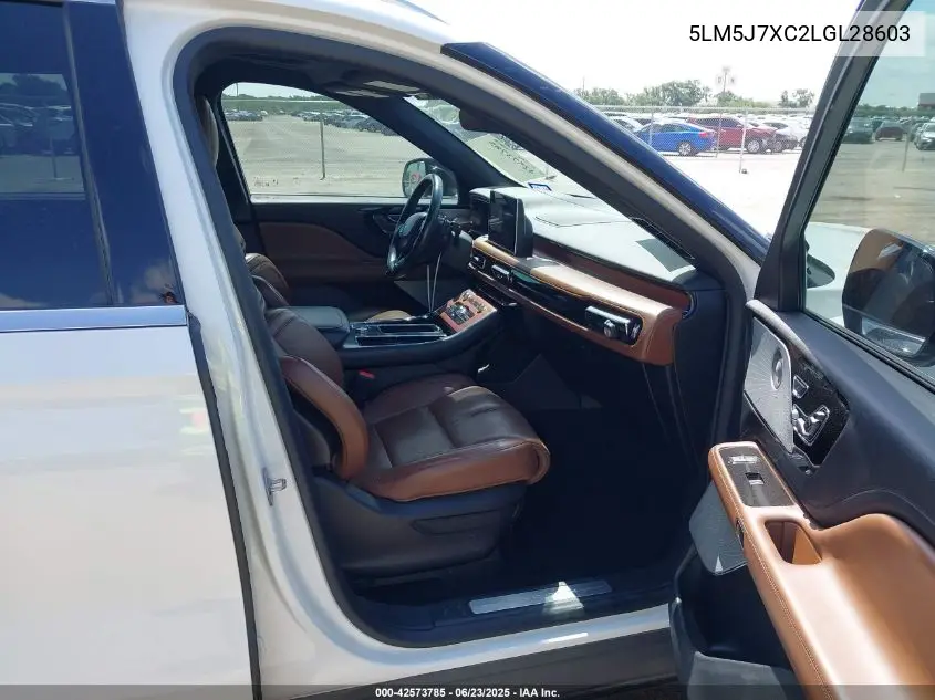 2020 Lincoln Aviator Reserve VIN: 5LM5J7XC2LGL28603 Lot: 42573785