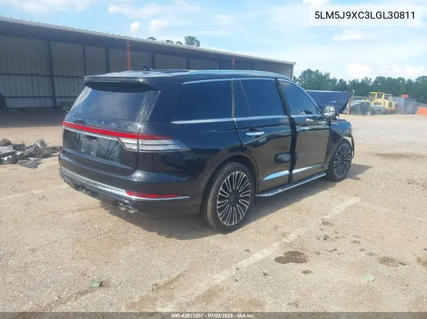 2020 Lincoln Aviator Black Label VIN: 5LM5J9XC3LGL30811 Lot: 42611207