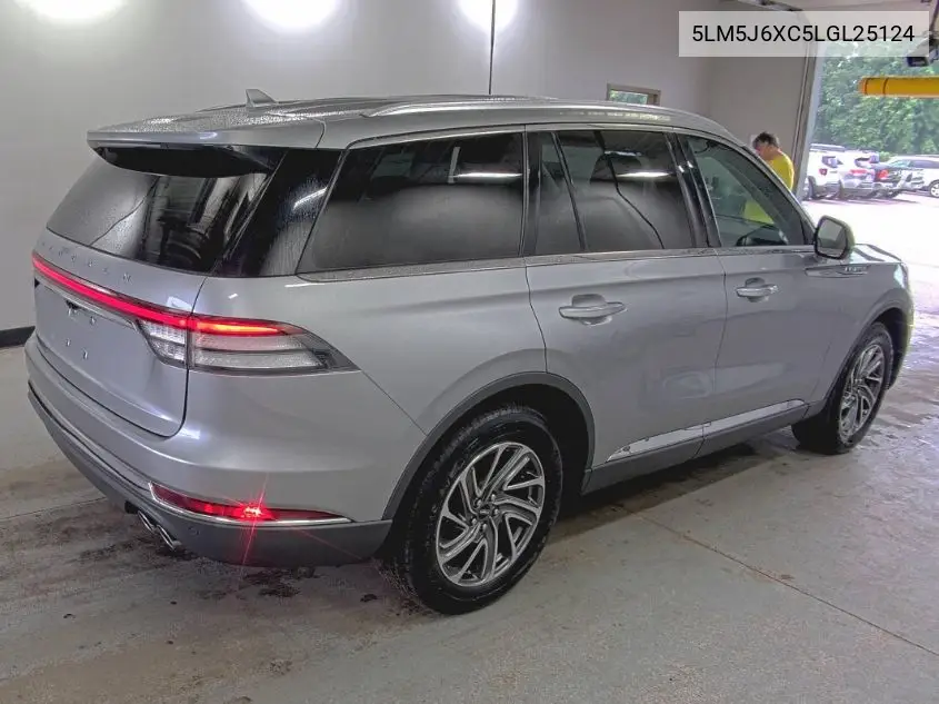 2020 Lincoln Aviator VIN: 5LM5J6XC5LGL25124 Lot: 42725033