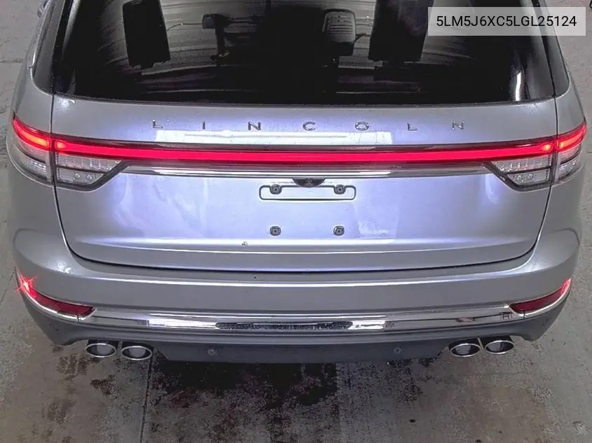 2020 Lincoln Aviator VIN: 5LM5J6XC5LGL25124 Lot: 42725033