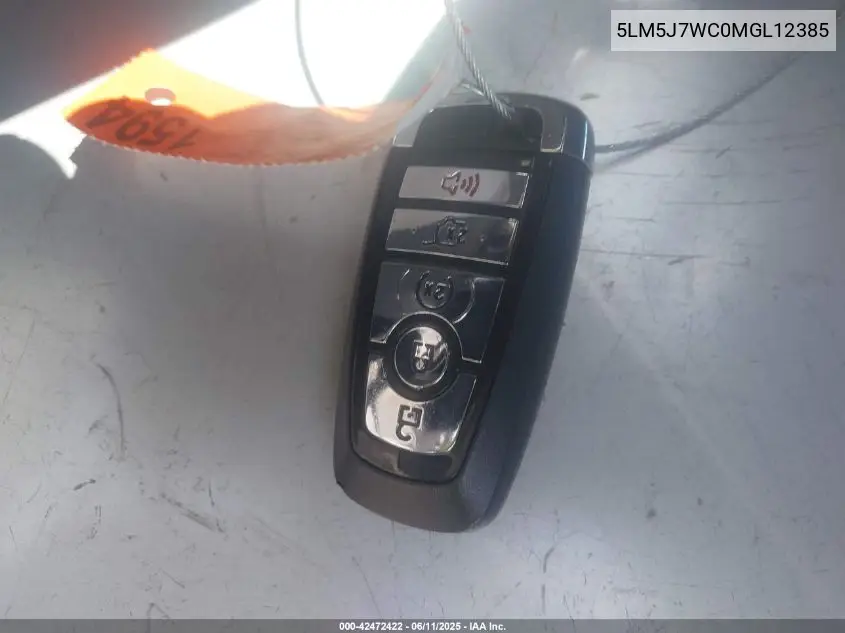 2021 Lincoln Aviator Reserve VIN: 5LM5J7WC0MGL12385 Lot: 42472422