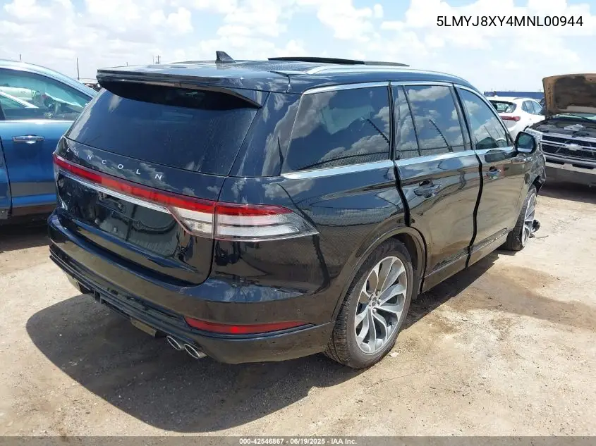 2021 Lincoln Aviator Grand Touring VIN: 5LMYJ8XY4MNL00944 Lot: 42546867