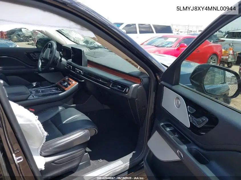 2021 Lincoln Aviator Grand Touring VIN: 5LMYJ8XY4MNL00944 Lot: 42546867