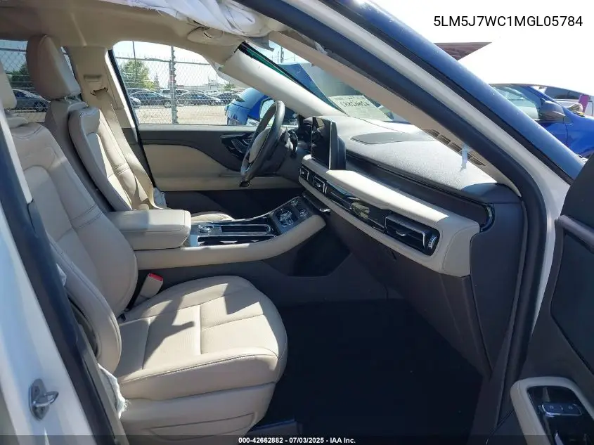 2021 Lincoln Aviator Reserve VIN: 5LM5J7WC1MGL05784 Lot: 42662882