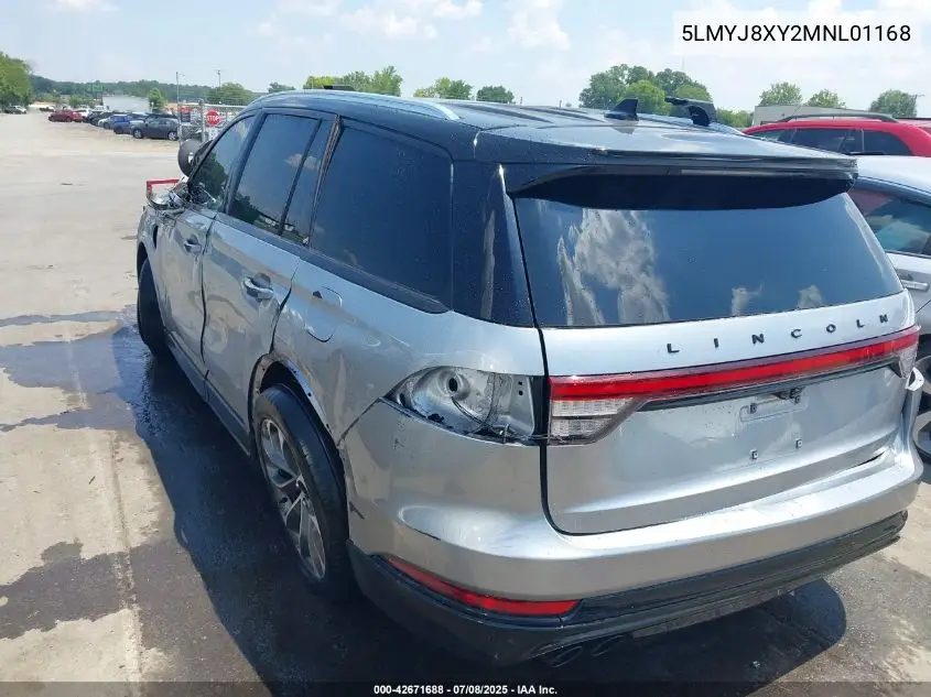 2021 Lincoln Aviator Grand Touring VIN: 5LMYJ8XY2MNL01168 Lot: 42671688