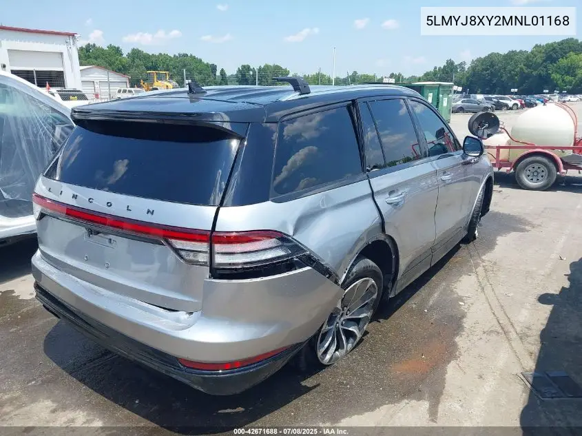 2021 Lincoln Aviator Grand Touring VIN: 5LMYJ8XY2MNL01168 Lot: 42671688