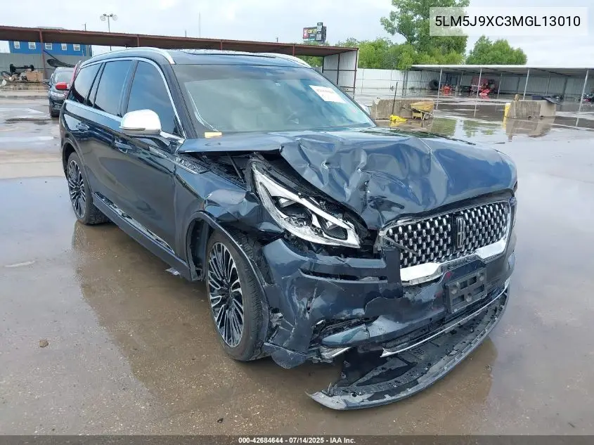 2021 Lincoln Aviator Black Label VIN: 5LM5J9XC3MGL13010 Lot: 42684644
