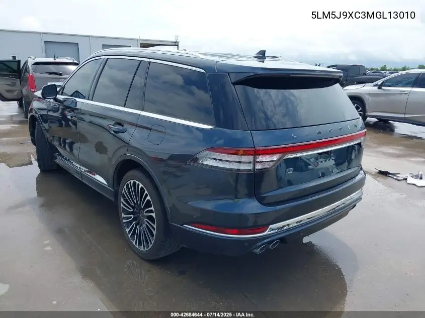 2021 Lincoln Aviator Black Label VIN: 5LM5J9XC3MGL13010 Lot: 42684644